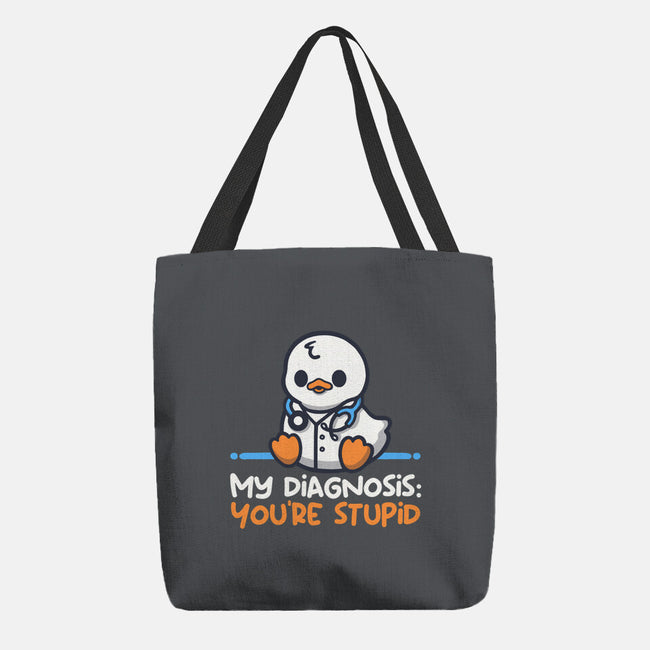 Funny Doctor Diagnosis-None-Basic Tote-Bag-NemiMakeit