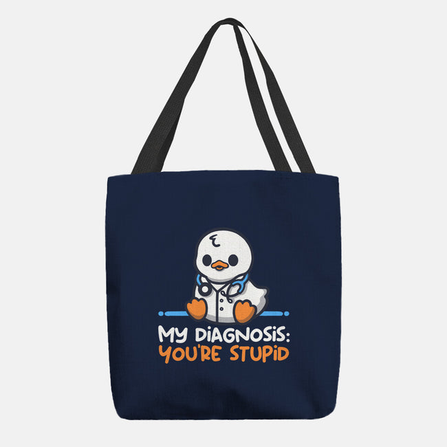 Funny Doctor Diagnosis-None-Basic Tote-Bag-NemiMakeit