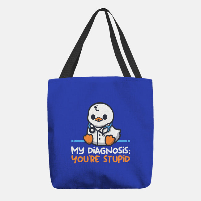 Funny Doctor Diagnosis-None-Basic Tote-Bag-NemiMakeit