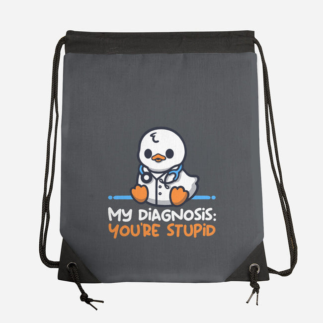 Funny Doctor Diagnosis-None-Drawstring-Bag-NemiMakeit