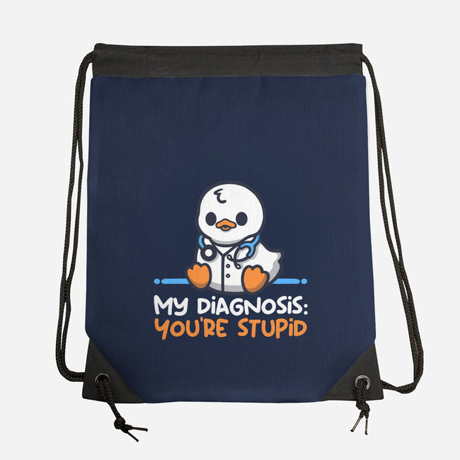 Funny Doctor Diagnosis-None-Drawstring-Bag-NemiMakeit