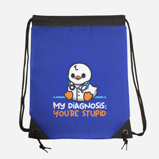 Funny Doctor Diagnosis-None-Drawstring-Bag-NemiMakeit