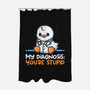 Funny Doctor Diagnosis-None-Polyester-Shower Curtain-NemiMakeit