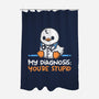 Funny Doctor Diagnosis-None-Polyester-Shower Curtain-NemiMakeit