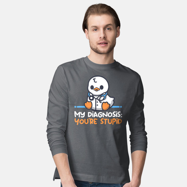 Funny Doctor Diagnosis-Mens-Long Sleeved-Tee-NemiMakeit