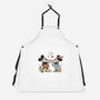 Two Hands One Heart-Unisex-Kitchen-Apron-kg07