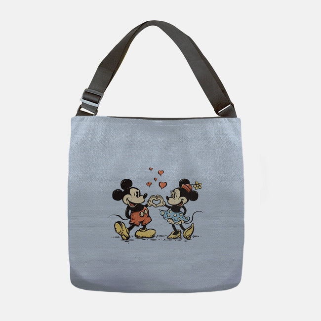 Two Hands One Heart-None-Adjustable Tote-Bag-kg07