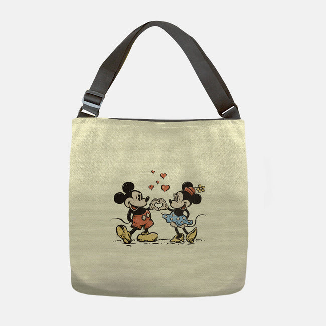 Two Hands One Heart-None-Adjustable Tote-Bag-kg07
