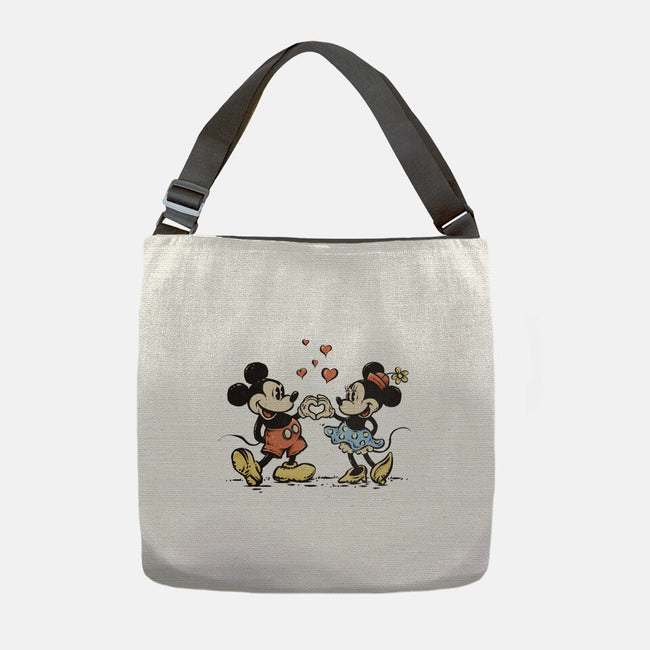 Two Hands One Heart-None-Adjustable Tote-Bag-kg07