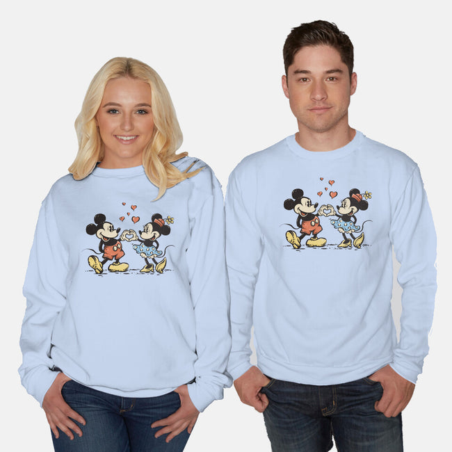 Two Hands One Heart-Unisex-Crew Neck-Sweatshirt-kg07