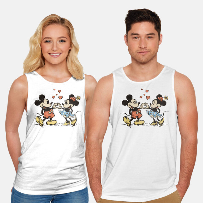 Two Hands One Heart-Unisex-Basic-Tank-kg07