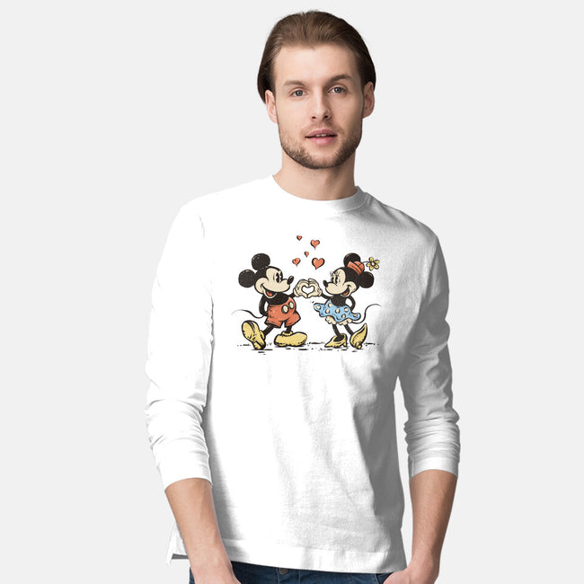 Two Hands One Heart-Mens-Long Sleeved-Tee-kg07