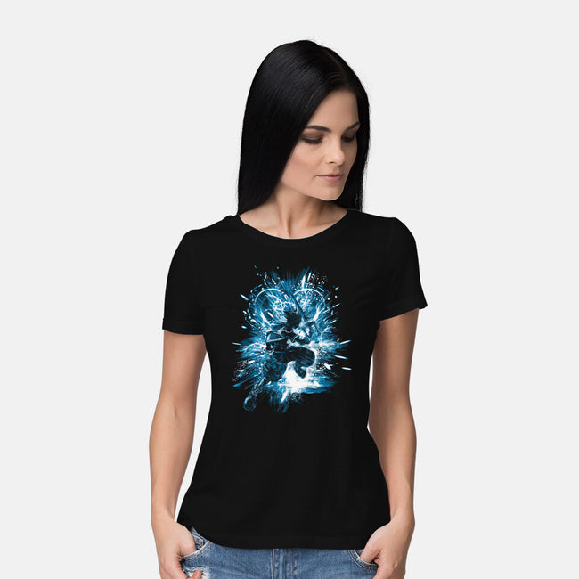 The Way To The Heart-Womens-Basic-Tee-kharmazero