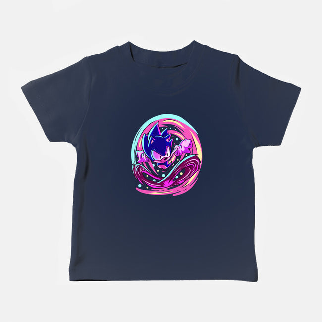 Hedgehog Run-Baby-Basic-Tee-nickzzarto