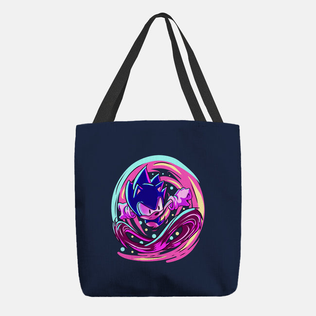 Hedgehog Run-None-Basic Tote-Bag-nickzzarto