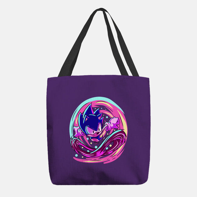 Hedgehog Run-None-Basic Tote-Bag-nickzzarto
