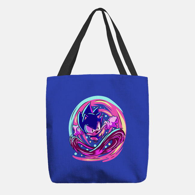 Hedgehog Run-None-Basic Tote-Bag-nickzzarto