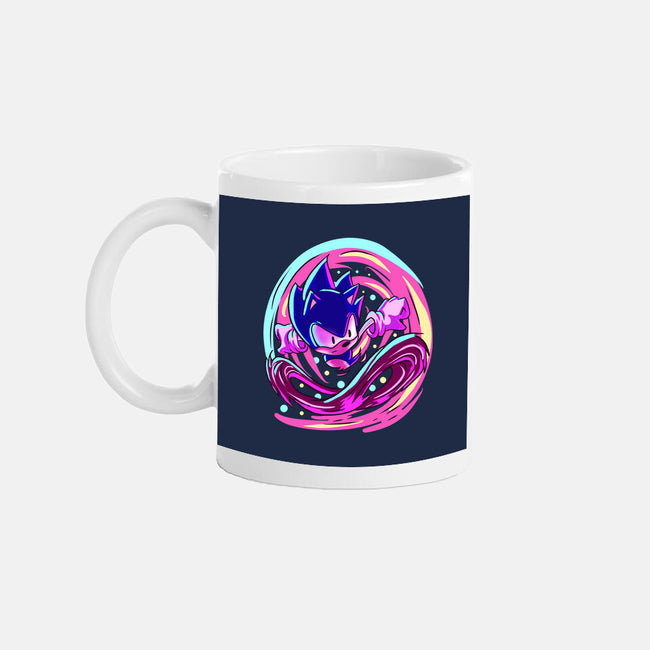 Hedgehog Run-None-Mug-Drinkware-nickzzarto