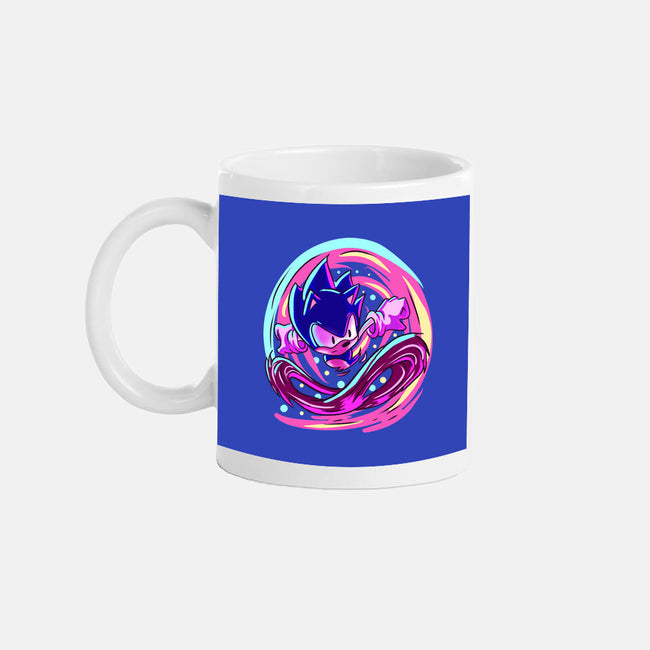 Hedgehog Run-None-Mug-Drinkware-nickzzarto