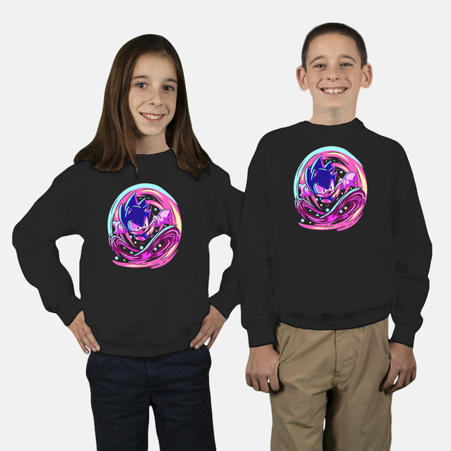 Hedgehog Run-Youth-Crew Neck-Sweatshirt-nickzzarto