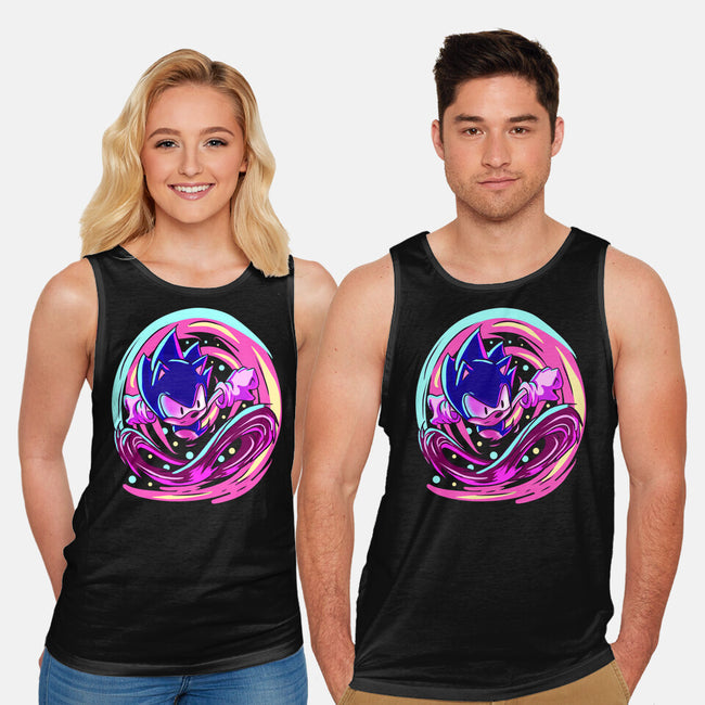 Hedgehog Run-Unisex-Basic-Tank-nickzzarto