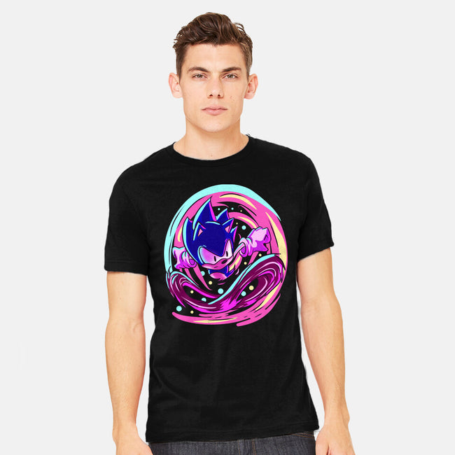 Hedgehog Run-Mens-Heavyweight-Tee-nickzzarto