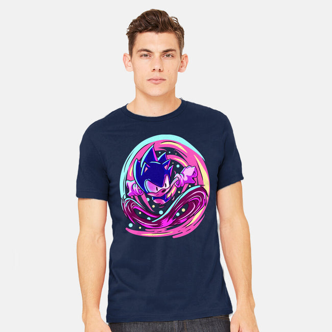 Hedgehog Run-Mens-Heavyweight-Tee-nickzzarto