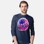 Hedgehog Run-Mens-Long Sleeved-Tee-nickzzarto