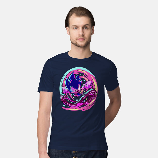 Hedgehog Run-Mens-Premium-Tee-nickzzarto