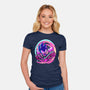 Hedgehog Run-Womens-Fitted-Tee-nickzzarto
