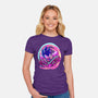 Hedgehog Run-Womens-Fitted-Tee-nickzzarto