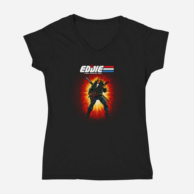 GI Eddie-Womens-V-Neck-Tee-AndreusD
