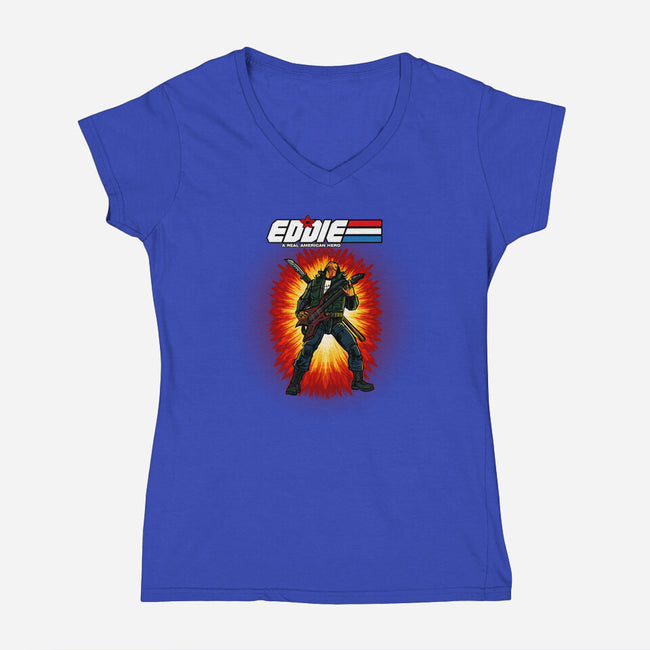 GI Eddie-Womens-V-Neck-Tee-AndreusD