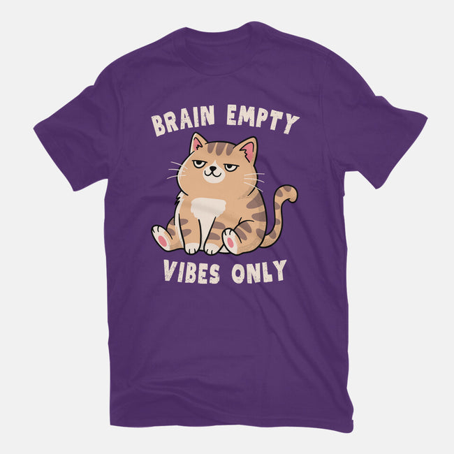 Brain Empty Vibes Only-Mens-Basic-Tee-GODZILLARGE