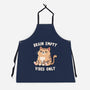 Brain Empty Vibes Only-Unisex-Kitchen-Apron-GODZILLARGE
