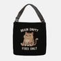 Brain Empty Vibes Only-None-Adjustable Tote-Bag-GODZILLARGE