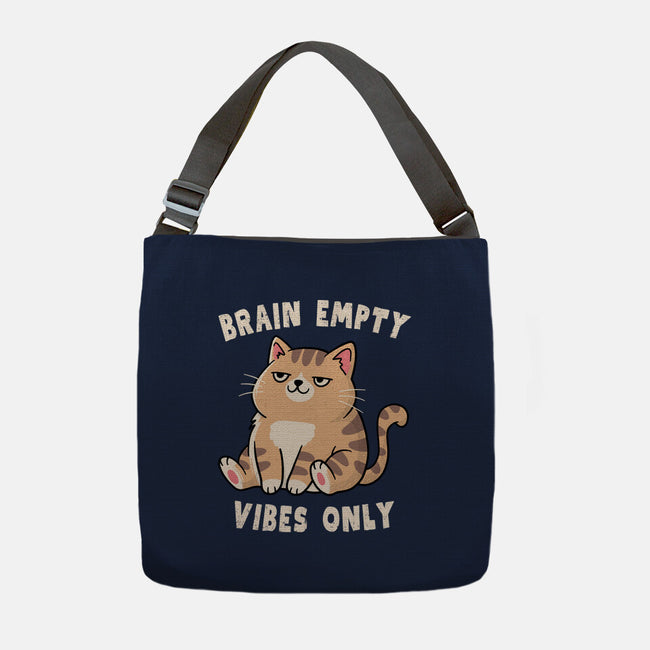 Brain Empty Vibes Only-None-Adjustable Tote-Bag-GODZILLARGE