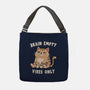 Brain Empty Vibes Only-None-Adjustable Tote-Bag-GODZILLARGE