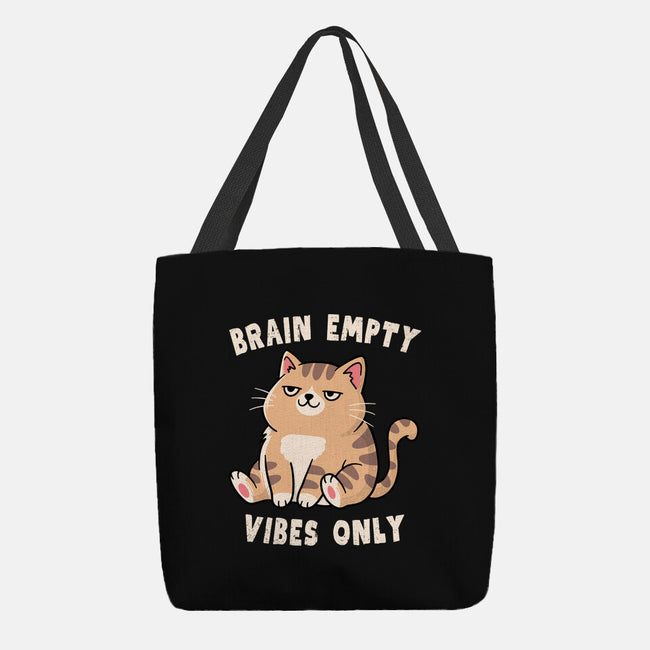 Brain Empty Vibes Only-None-Basic Tote-Bag-GODZILLARGE