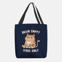 Brain Empty Vibes Only-None-Basic Tote-Bag-GODZILLARGE