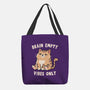 Brain Empty Vibes Only-None-Basic Tote-Bag-GODZILLARGE