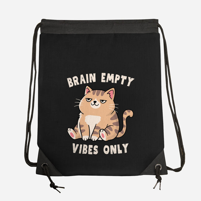 Brain Empty Vibes Only-None-Drawstring-Bag-GODZILLARGE