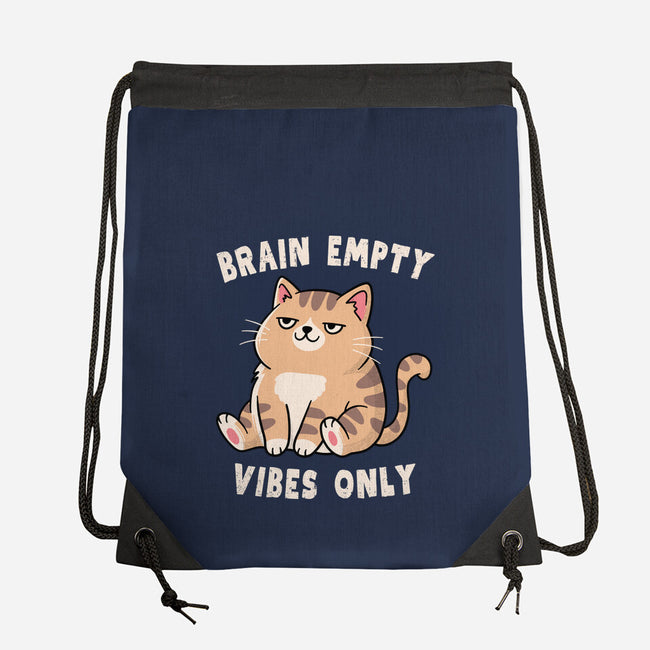 Brain Empty Vibes Only-None-Drawstring-Bag-GODZILLARGE