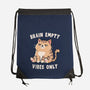 Brain Empty Vibes Only-None-Drawstring-Bag-GODZILLARGE