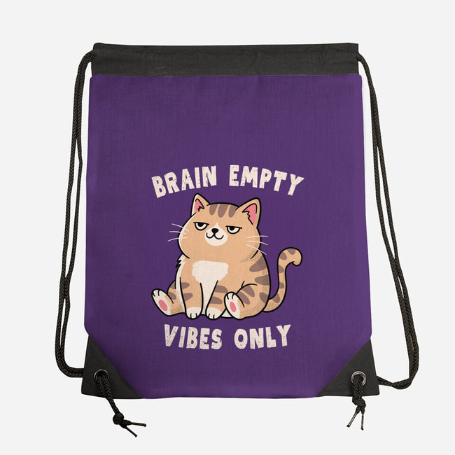 Brain Empty Vibes Only-None-Drawstring-Bag-GODZILLARGE