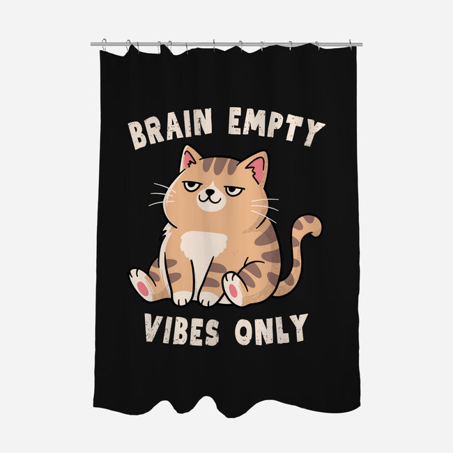 Brain Empty Vibes Only-None-Polyester-Shower Curtain-GODZILLARGE