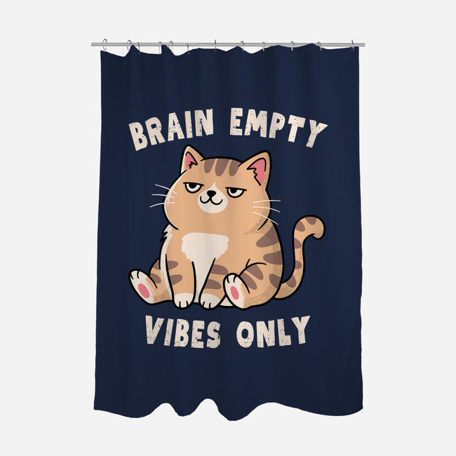 Brain Empty Vibes Only-None-Polyester-Shower Curtain-GODZILLARGE