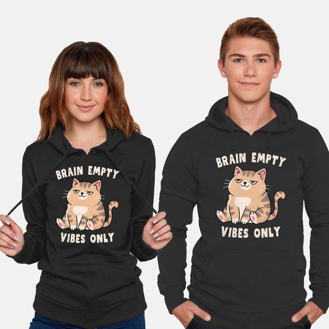 Brain Empty Vibes Only-Unisex-Pullover-Sweatshirt-GODZILLARGE