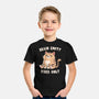 Brain Empty Vibes Only-Youth-Basic-Tee-GODZILLARGE