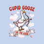 Cupid Goose Valentines Day-Womens-Fitted-Tee-The Ginger Effect